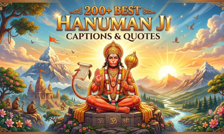 200+ Hanuman Ji Captions and Quotes