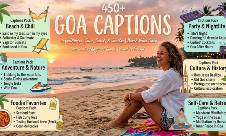 450+ Perfect Goa Captions