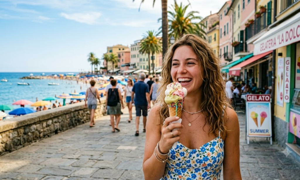 Caption for Ice Cream in Summer