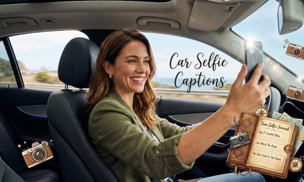 Car Selfie Captions