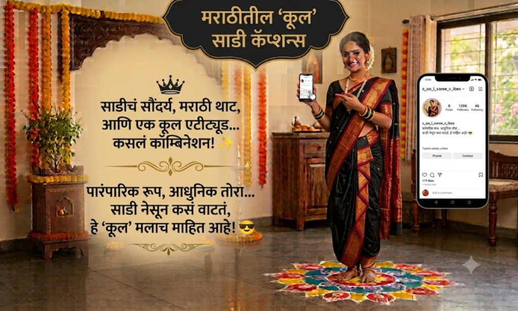 Cool Saree Captions