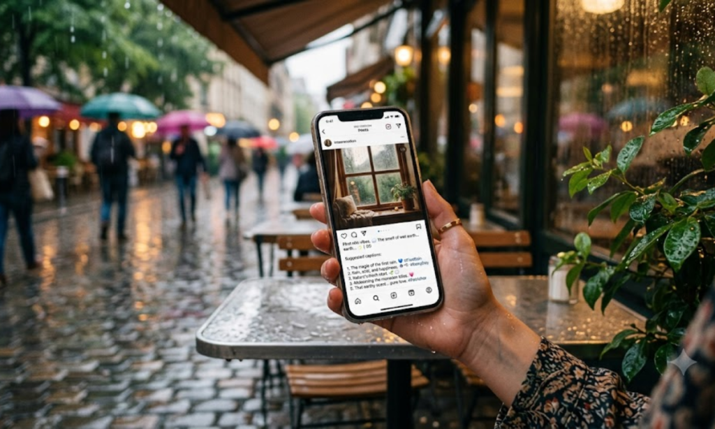 First Rain Captions for Instagram