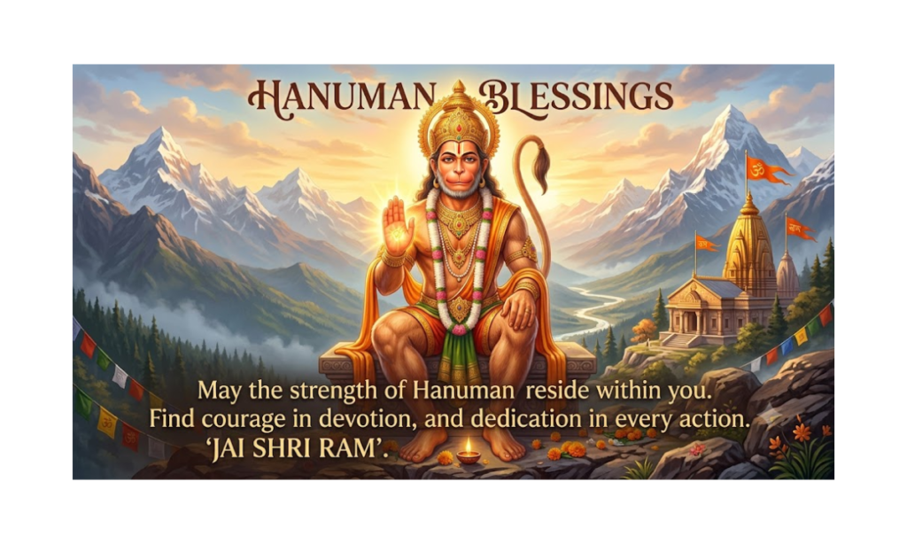 Hanuman Blessings Quotes in English