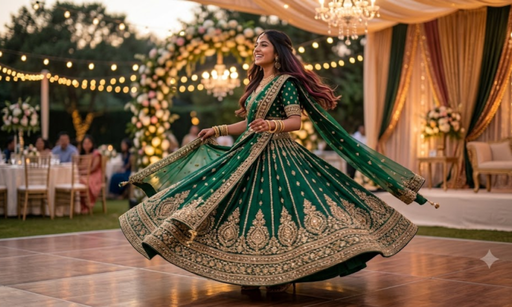 _Lehenga Twirl Captions