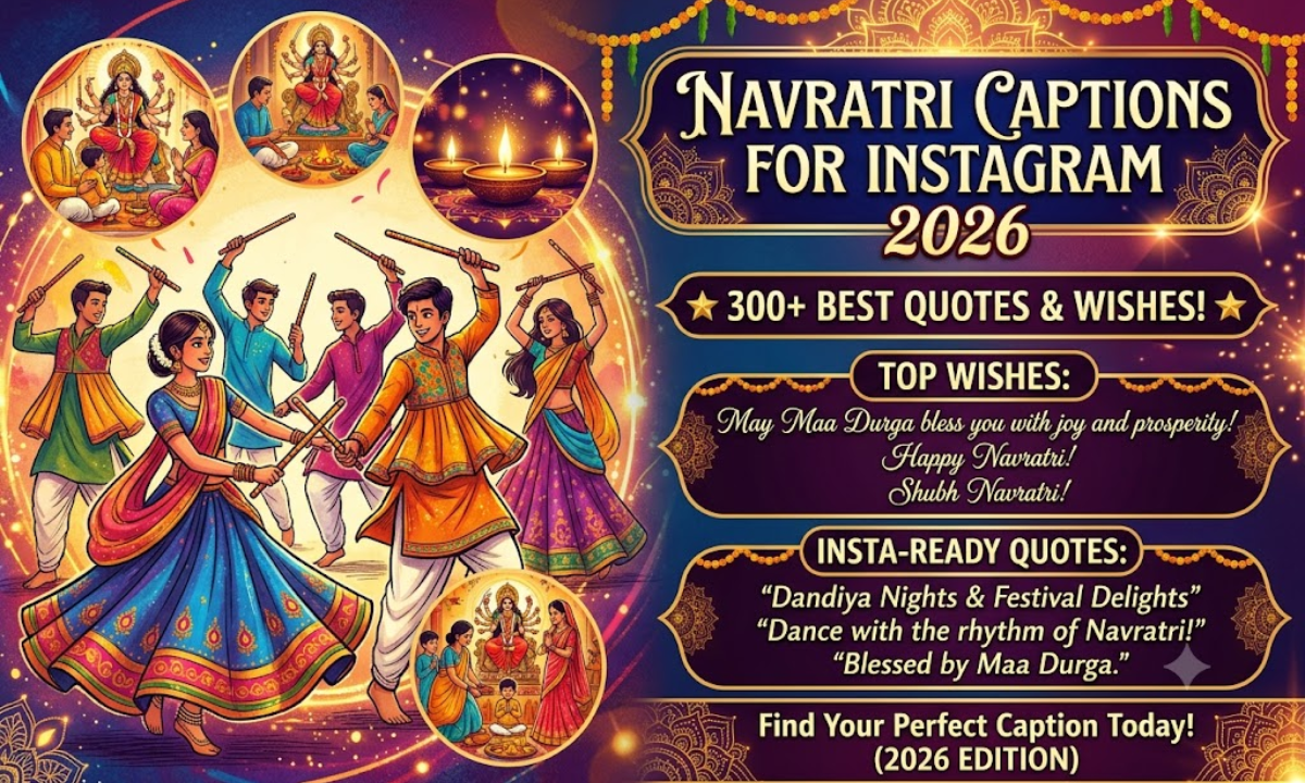 Navratri Captions for Instagram