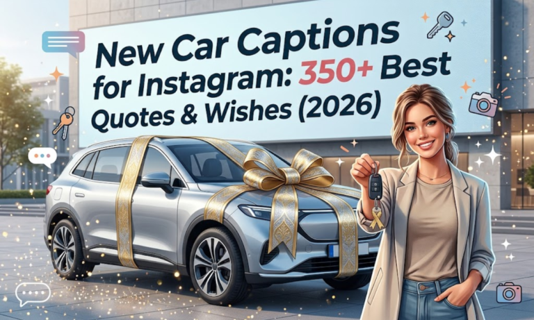 New Car Captions for Instagram