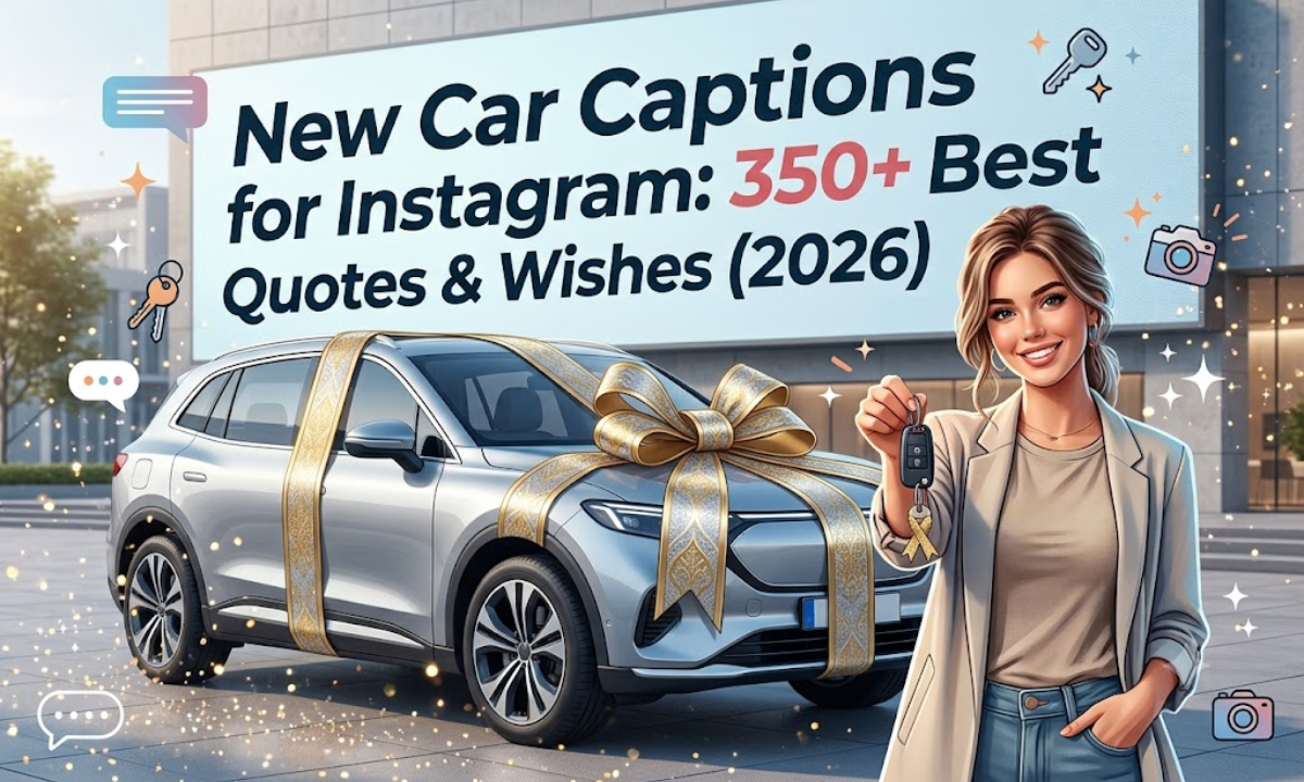 New Car Captions for Instagram