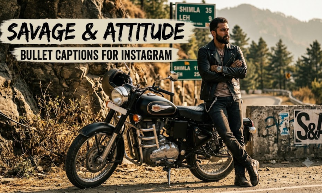 Savage & Attitude Bullet Captions for Instagram