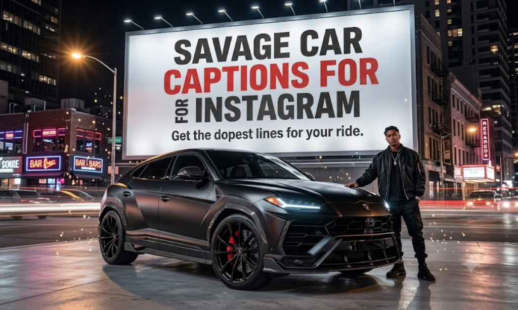 Savage Car Captions for Instagram
