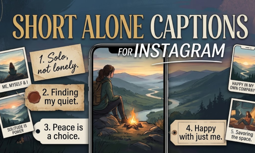 Short Alone Captions for Instagram