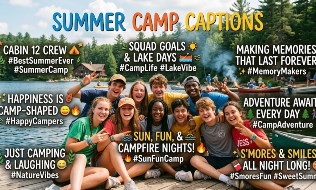 Summer Camp Captions
