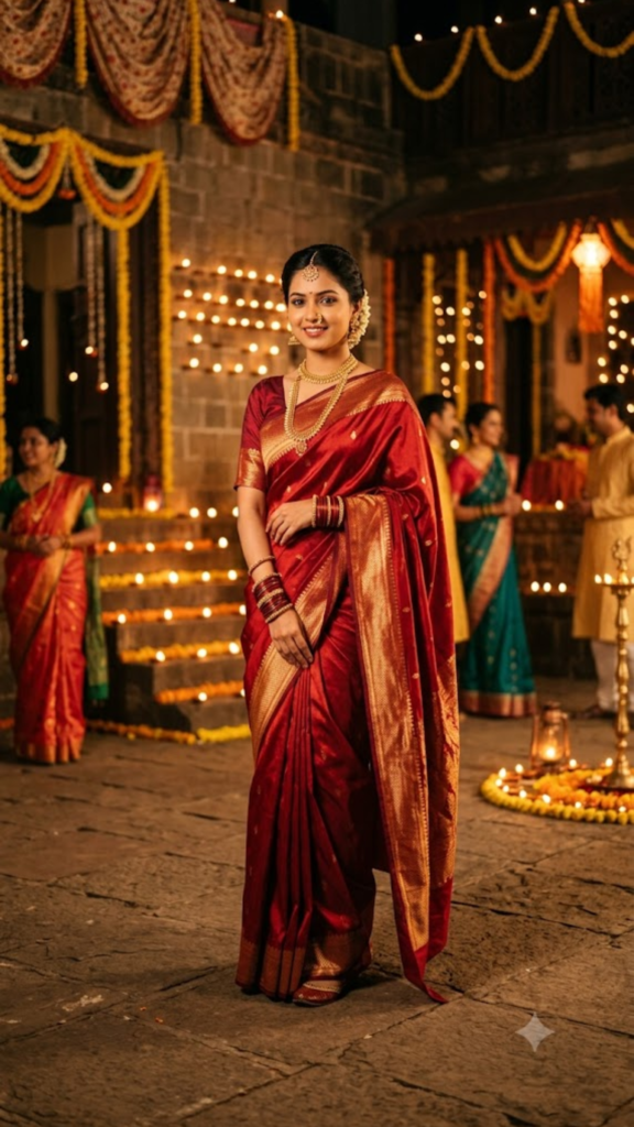 traditional Saree Caption for Instagram in Hindi