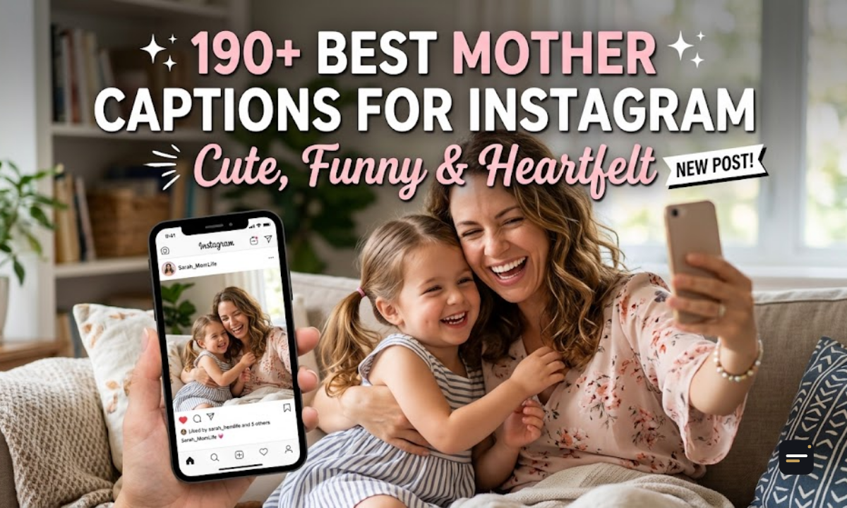 190+ Best Mother Captions for Instagram