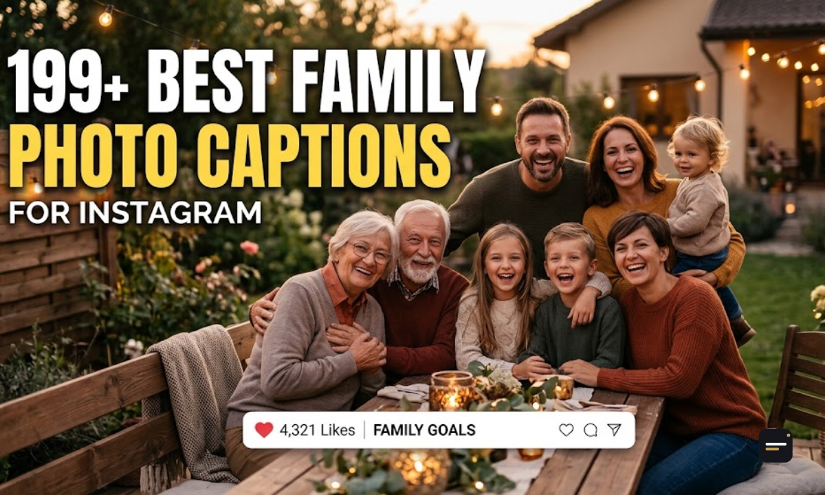 199+ Best Family Photo Captions for Instagram