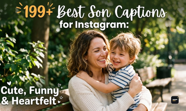 199+ Best Son Captions for Instagram