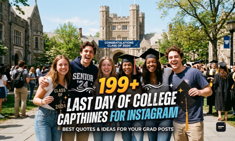199+ Last Day of College Captions for Instagram