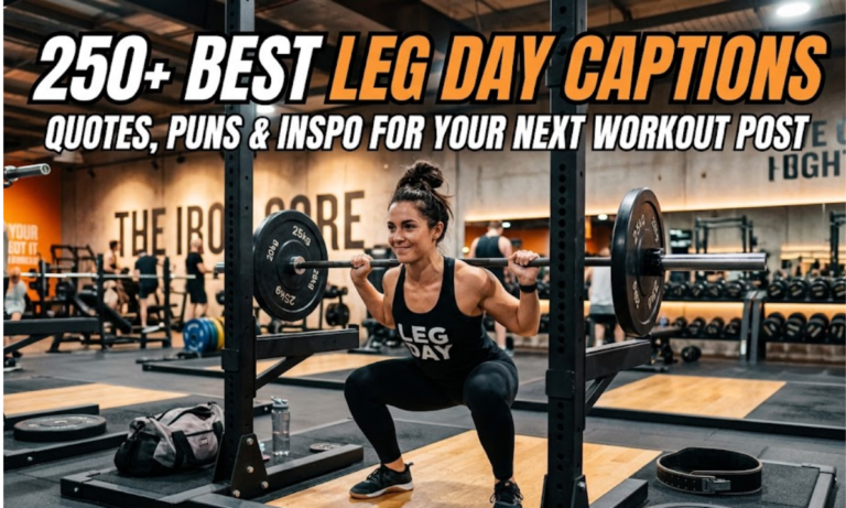 250+ Best Leg Day Captions