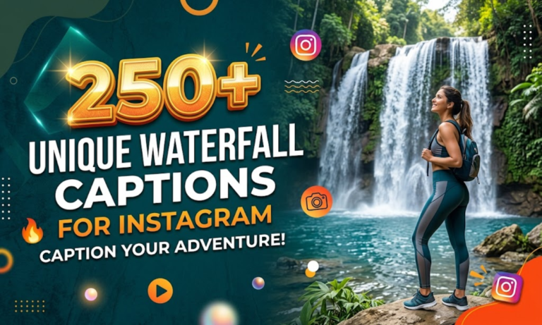 250+ Unique Waterfall Captions for Instagram