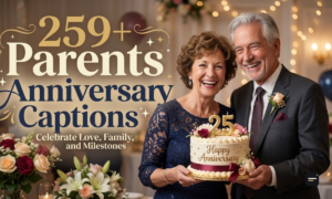 259+ Parents Anniversary Captions