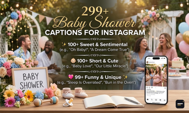 299+ Baby Shower Captions for Instagram