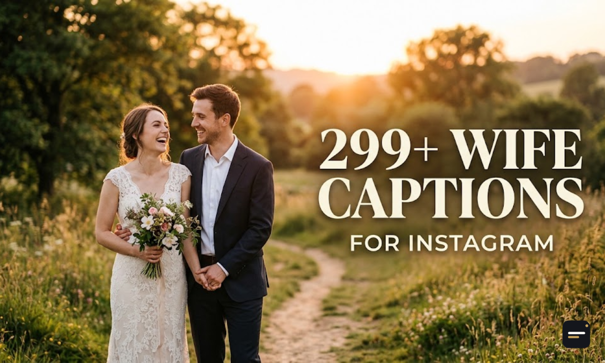 299+ Wife Captions for Instagram