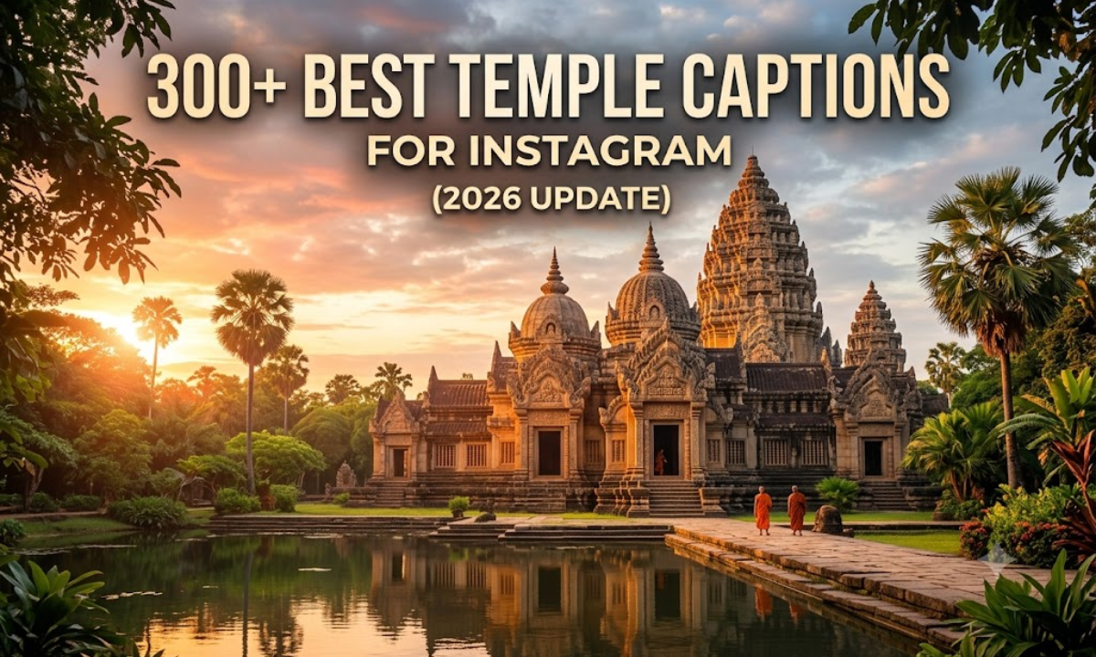 300+ Best Temple Captions for Instagram (2026 Update)