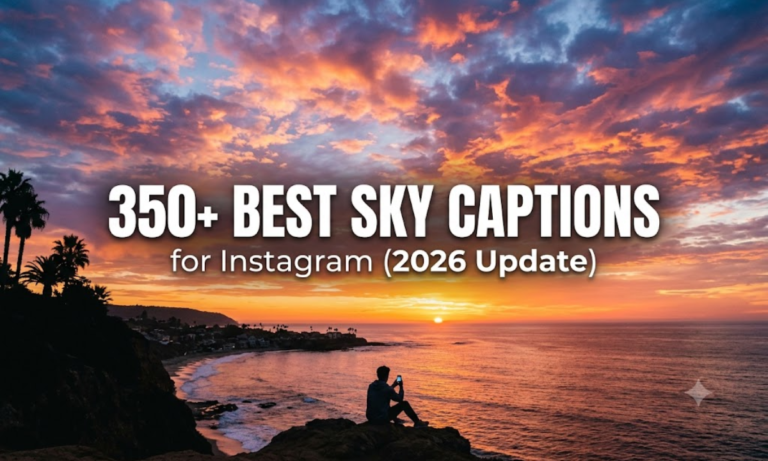 350+ Best Sky Captions for Instagram (2026 Update)