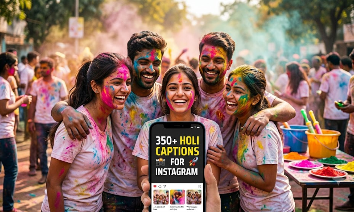 350+ Holi Captions for Instagram