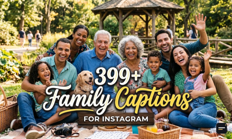 399+ Family Captions for Instagram Cute, Funny & Heartfelt Ideas