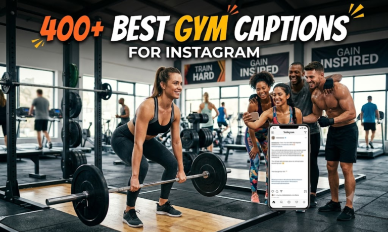 400+ Best Gym Captions for Instagram (Funny, Motivational & Savage)