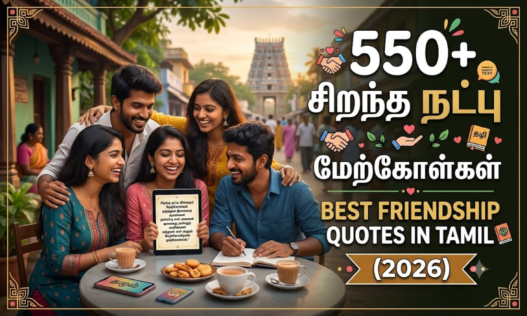 550+ Best Friendship Quotes in Tamil (2026)
