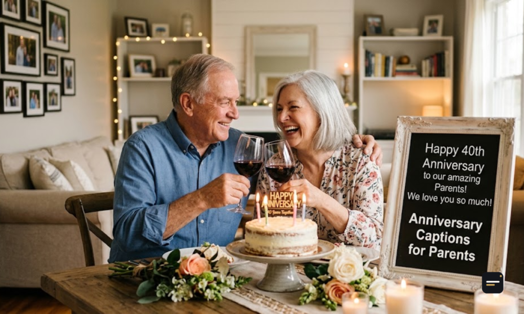 Anniversary Captions for Parents