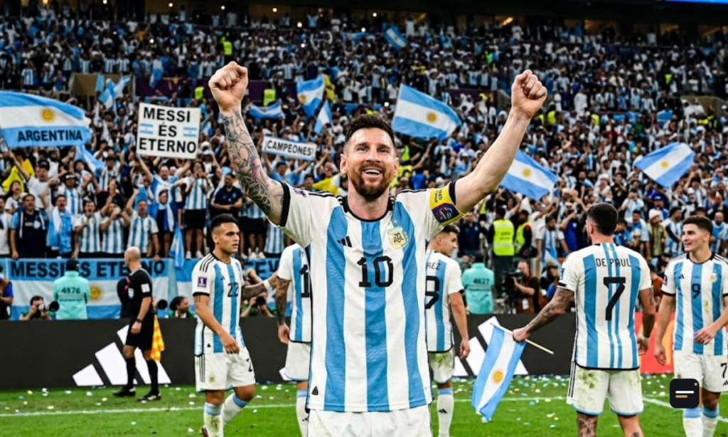 Argentina Messi Captions