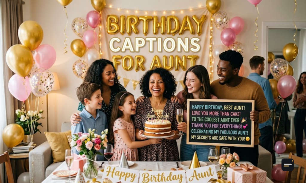 Birthday Captions For Aunt