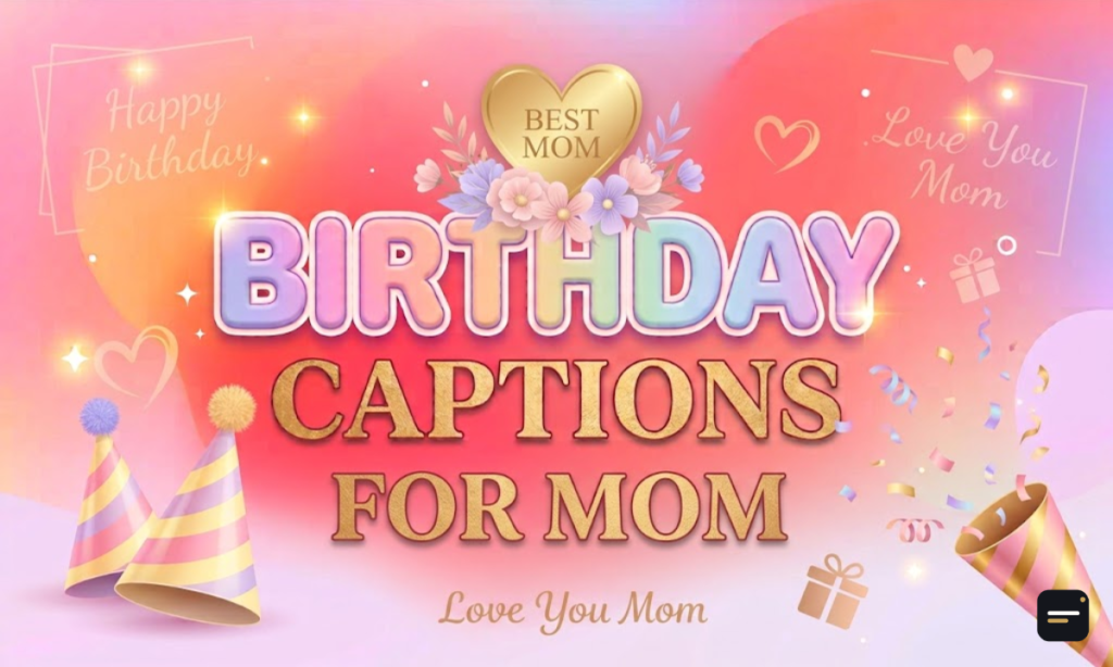 Birthday Captions For Mom