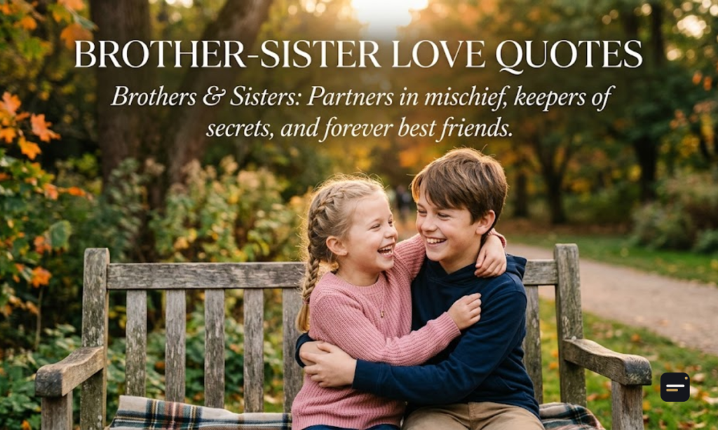 Brother-Sister Love Quotes