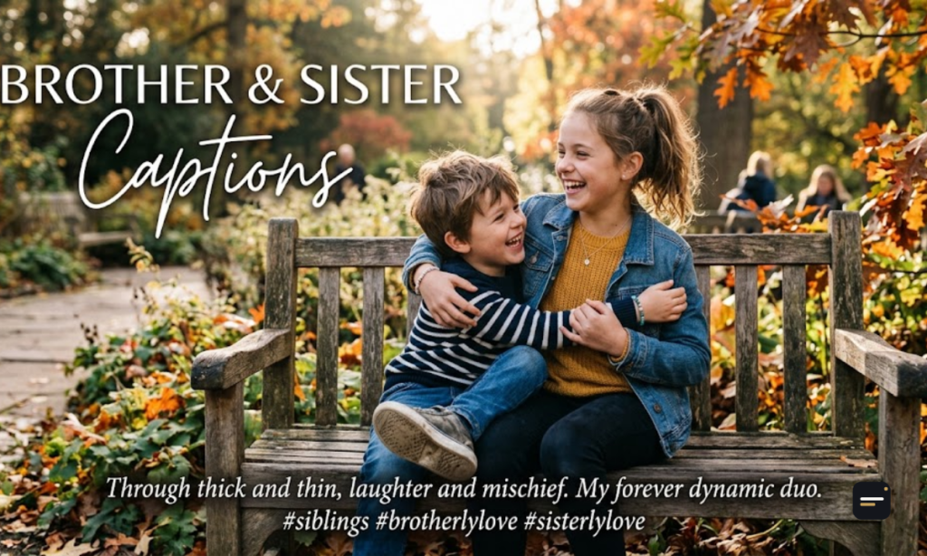 Brother and Sister Captions