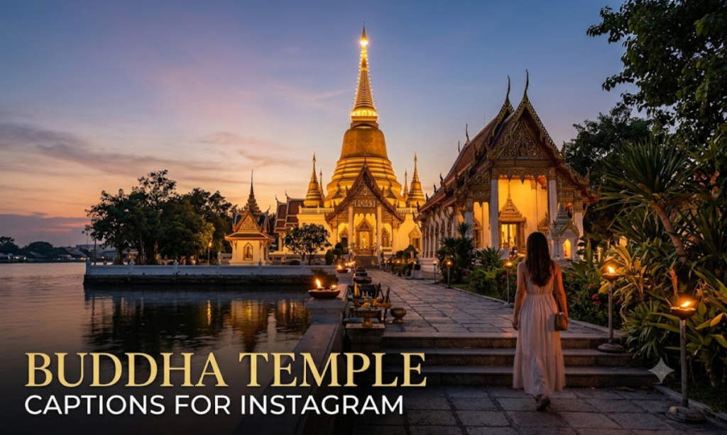 Buddha Temple Captions for Instagram
