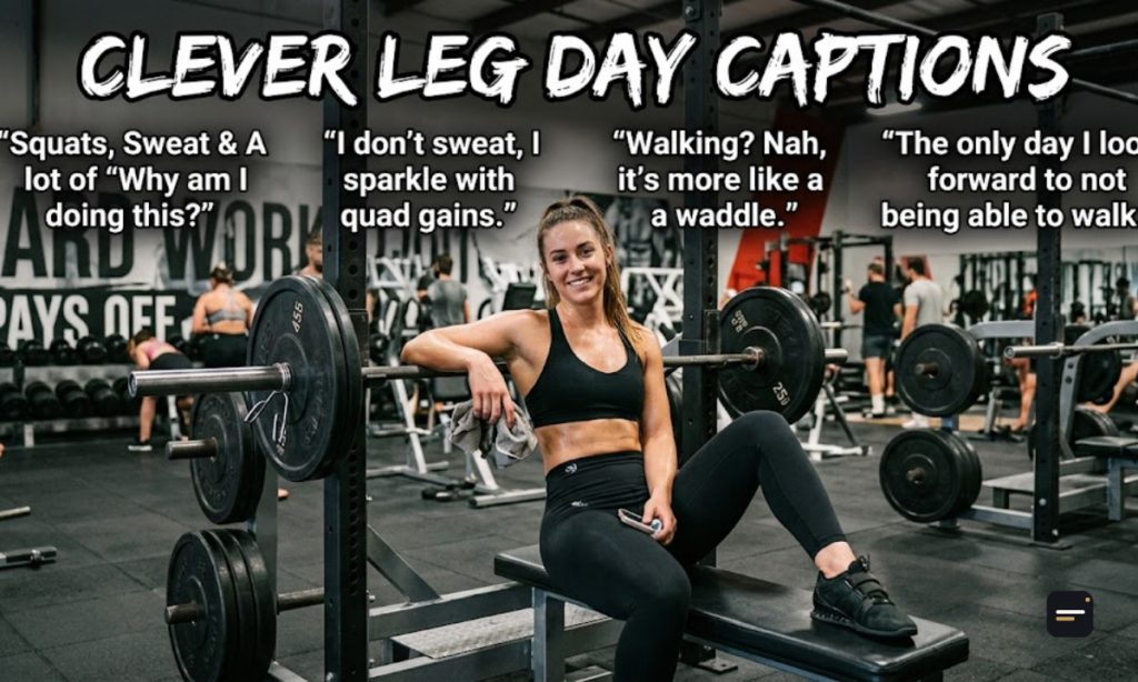 Clever Leg Day Captions