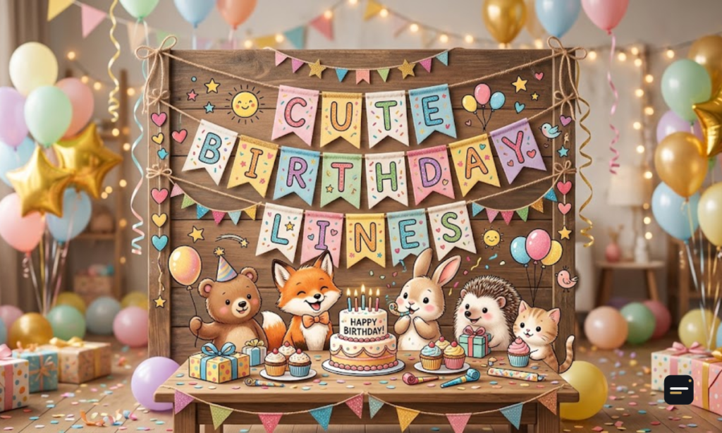 Cute Birthday Lines