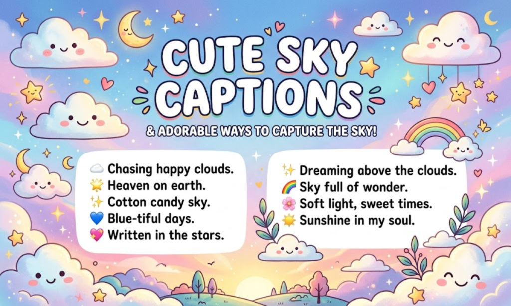 Cute Sky Captions