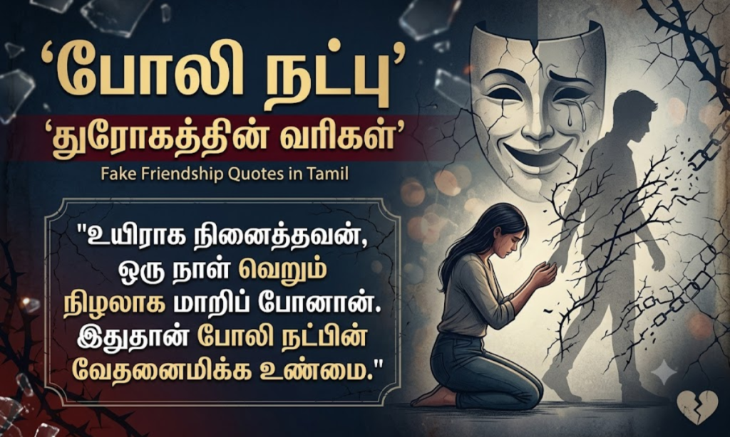 Fake Friendship Quotes in Tamil