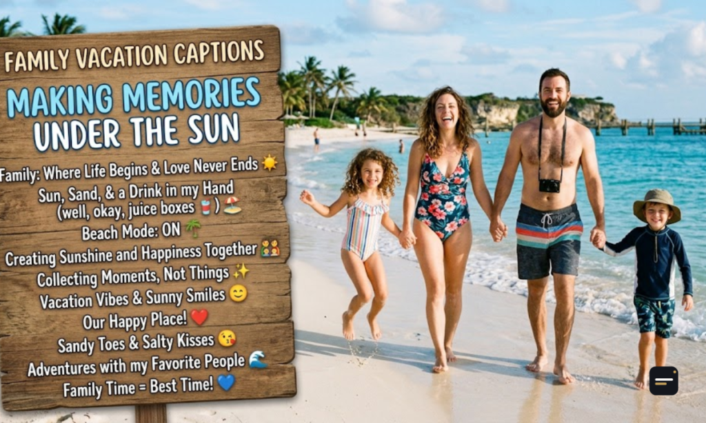 Family Vacation Captions 