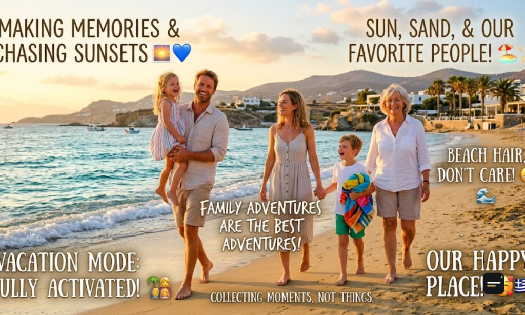 Family Vacation Captions