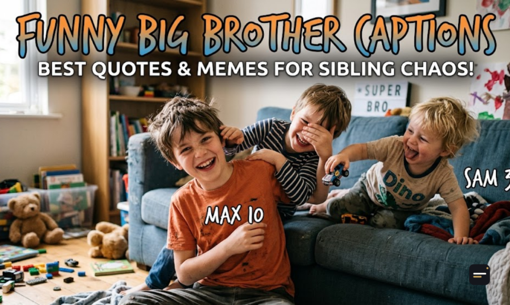 Funny Big Brother Captions