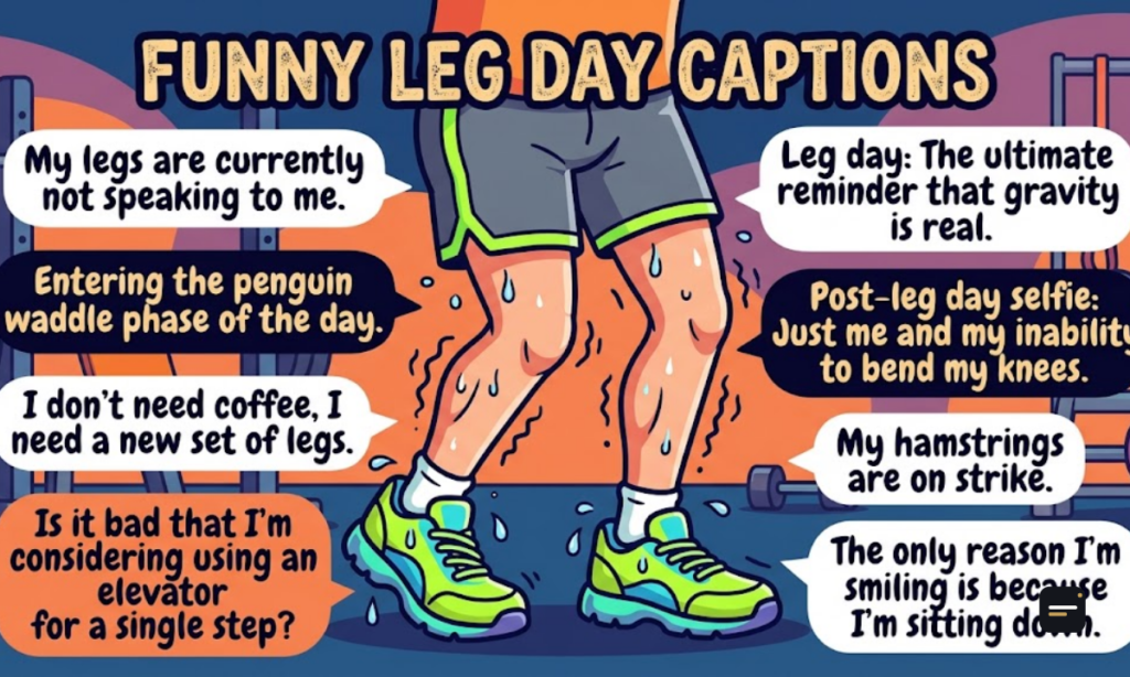 Funny Leg Day Captions