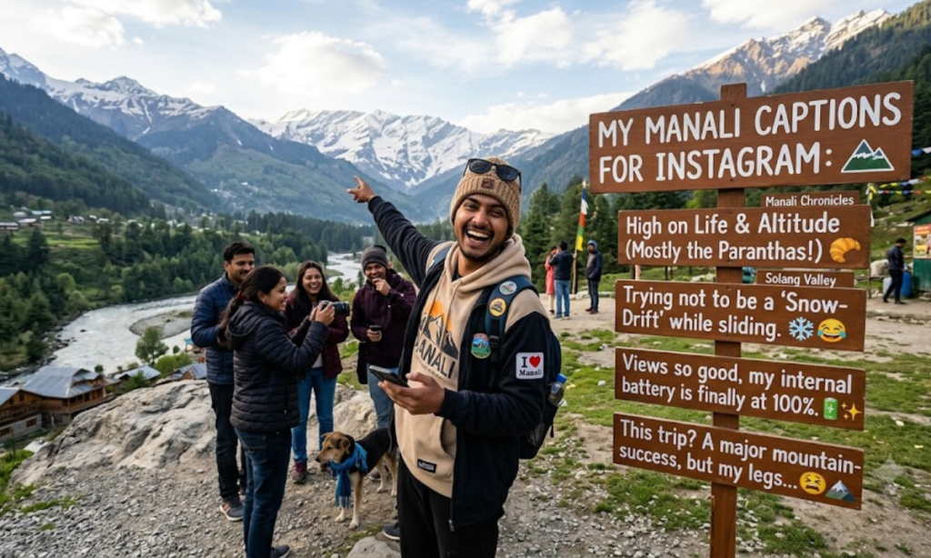 Funny Manali Captions for Instagram