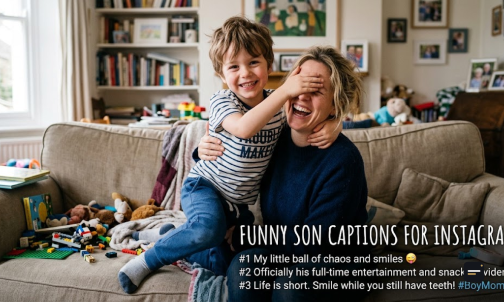 Funny Son Captions for Instagram