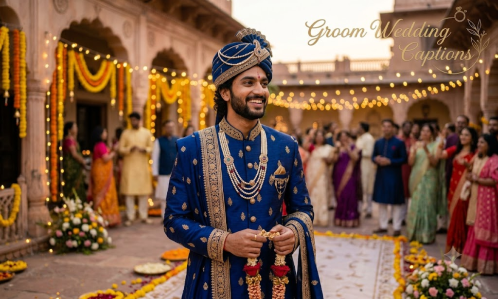 Groom Wedding Captions