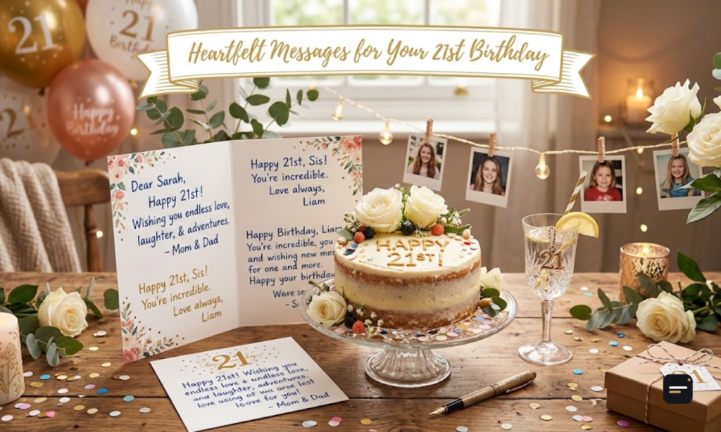 Heartfelt 21st Birthday Messages